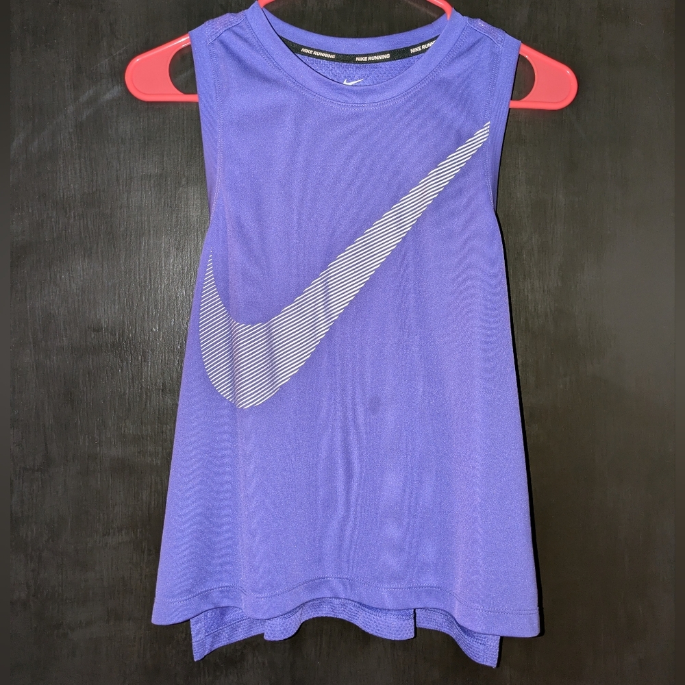 Nike Purple Tank Top with Logo